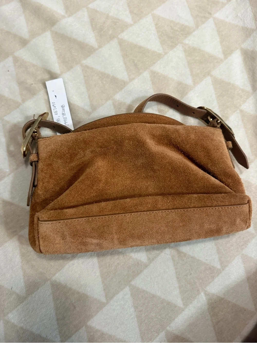J crew Berkeley small shoulder bag in suede